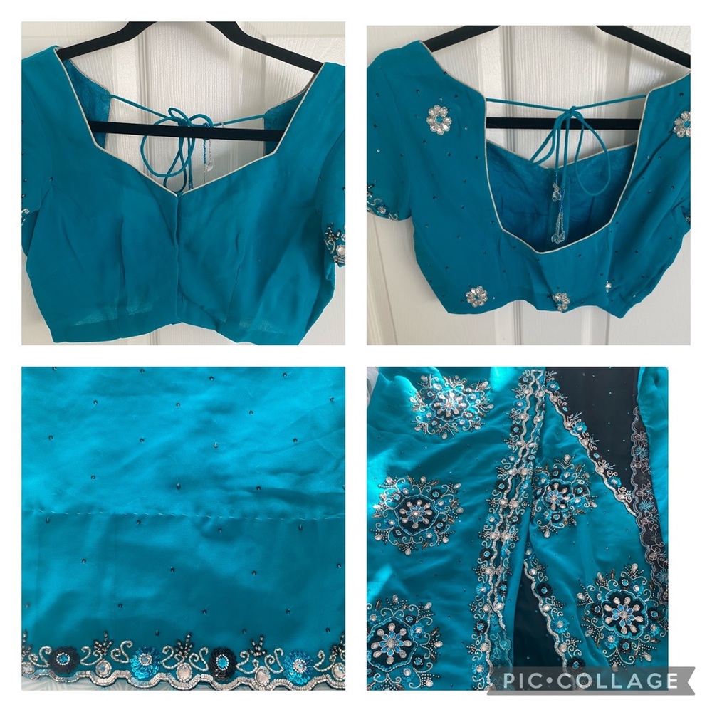 Brand new saree with designer blouse